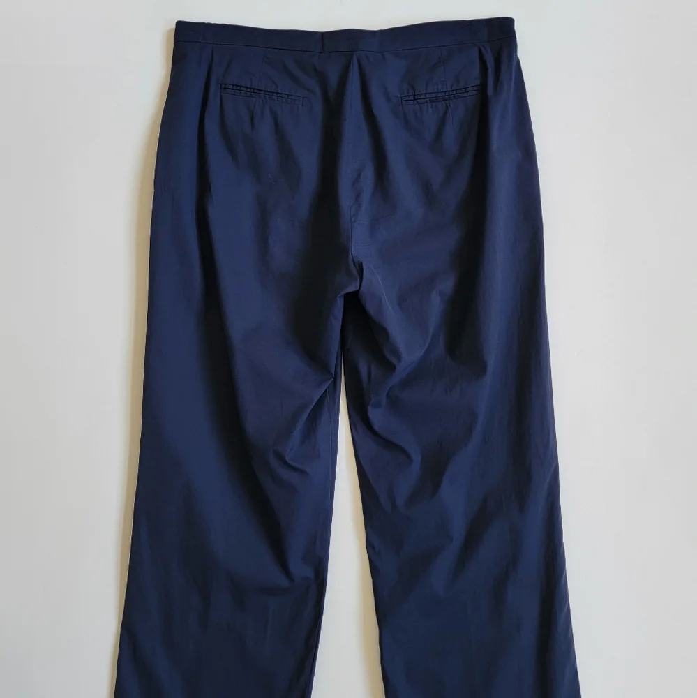 Jil Sander Navy Blue Lightweight Trousers - Picture 4 of 9
